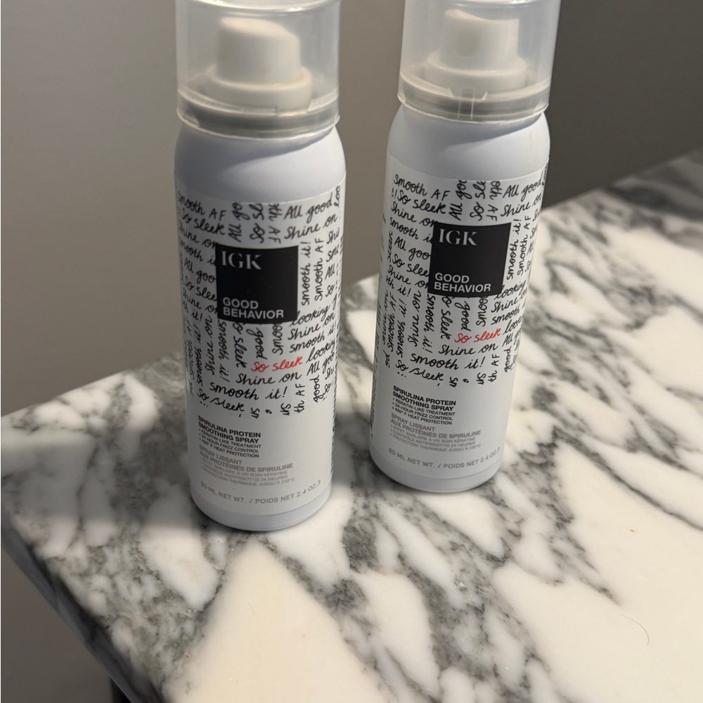 IGK Good Behavior Hair Spray TRAVEL SIZE (2 Pack)